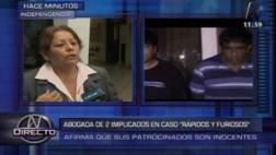Marcas liberados: abogada de 2 acusados dice que son inocentes