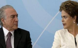 Dilma acusa a Temer de querer privatizar el petróleo brasileño