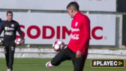Selección chilena ya entrena para la Copa América Centenario