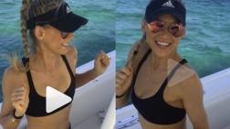 Anna Kournikova baila al ritmo de Enrique Iglesias