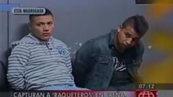 Breña: capturan a 2 'raqueteros' que robaban cerca a comisaría
