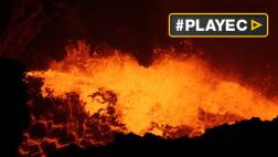 La puerta al infierno: una poderosa laguna de lava en Nicaragua