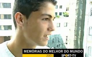 Cristiano Ronaldo y su primera entrevista a los 16 años
