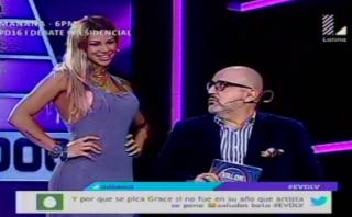 Xoana González impactó con su vestido en programa de Beto Ortiz