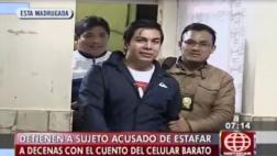 Con el cuento del celular barato estafó a más de 30 personas