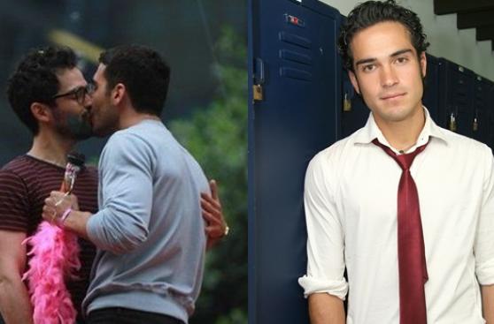 RBD: Alfonso Herrera se besó con colega en Gay Parade de Brasil