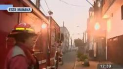 La Victoria: poste se incendió y causó alarma entre vecinos