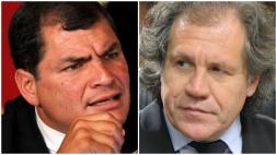 Rafael Correa dice que Luis Almagro "está bastante desubicado"