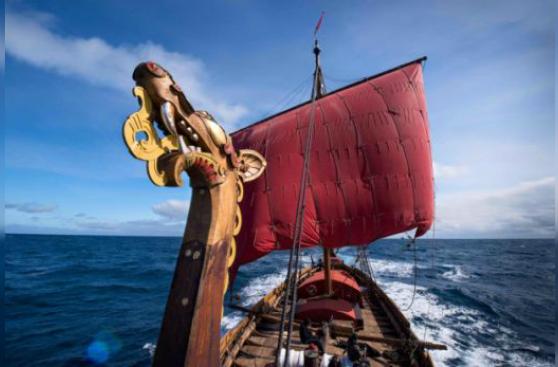 Los vikingos desembarcan en América tras cruzar el Atlántico