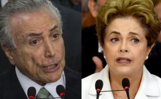 Temer dice que no intenta acelerar la destitución de Dilma