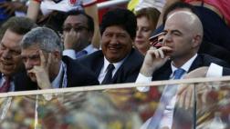 Copa América: Oviedo miró inauguración con presidente de FIFA