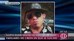 SMP: detenido por robo fue hallado muerto dentro de comisaría