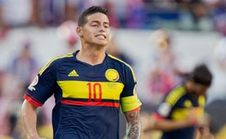 James Rodríguez sería baja en Colombia frente a Paraguay
