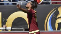Venezuela abrió marcador ante Jamaica con este gol de Martínez