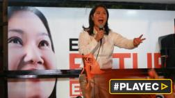 Keiko Fujimori: "Cifras muestran un empate técnico con PPK"