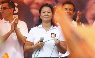 Keiko afirma que esperará resultados finales con prudencia