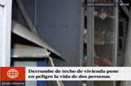 Derrumbe en Barrios Altos: dos personas salvaron de morir