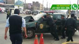 La explicación del chofer de patrullero que chocó con mototaxi