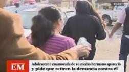 Apareció adolescente embarazada que fugó con medio hermano