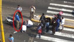 Rafael Rey implicado en accidente en Av. Del Ejército