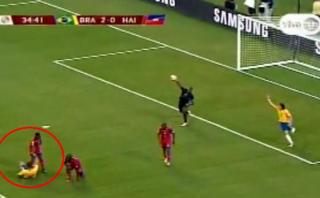 El haitiano que ayudó sin querer a Brasil en anotar un gol