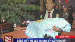 Jesús María: bebe de cuatro meses murió en guardería de monjas