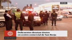 San Borja: 'marcas' no robaron plata sino armas tras balacera