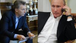 Macri y Putin acuerdan estrechar vínculos en diálogo telefónico