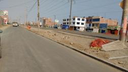 Pavimentan tramo en vía auxiliar de la antigua Panamericana Sur