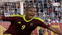Salomón Rondón marcó el 1-0 ante Uruguay por Copa América 2016