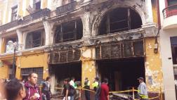 Declaran inhabitable edificio incendiado en Jr. de la Unión