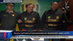 Cae banda que cobraba cupos a vendedores ambulantes de Gamarra
