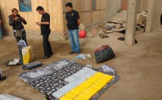 Chosica: la policía incautó más 100 kilos de droga