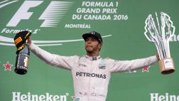 Lewis Hamilton venció en Canadá con un homenaje a Muhammad Ali