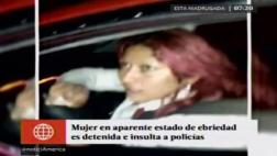 Puente Piedra: ebria al volante reaccionó así ante policías