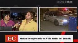VMT: empresario fue asesinado de varios disparos en su vehículo