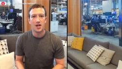 Mark Zuckerberg realizó streaming desde oficinas de Facebook