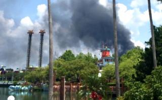 Alarma en Orlando: Gran incendio cerca de Disney World