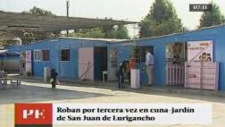 San Juan de Lurigancho: roban en nido por tercera vez