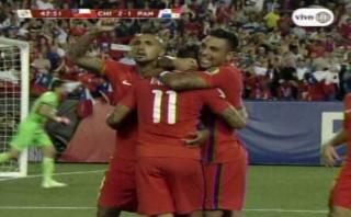 Chile remontó ante Panamá con este doblete de Eduardo Vargas
