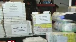 Incautan más de 1,5 toneladas de droga con destino a Europa