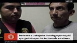 Trabajador de limpieza filmaba partes íntimas de escolares