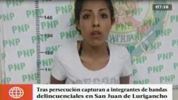 Mujer era cabecilla de banda que asaltaba a estudiantes