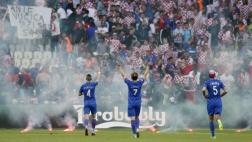 UEFA abrió expediente disciplinario a Croacia por sus hinchas