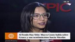 Mayra Couto: Grace ha cobrado importancia en Al fondo hay sitio