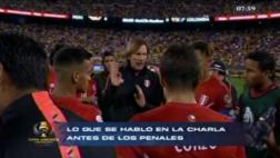Ricardo Gareca: lo que le dijo a jugadores antes de los penales