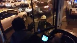 Metropolitano: chofer discutió con policía por cambio de ruta