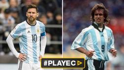 Lionel Messi: tres diferencias con Gabriel Omar Batistuta