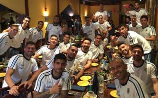 Así celebró la selección argentina el Día del Padre