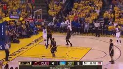 NBA: la gran tapa de Tristan Thompson para Cleveland Cavaliers